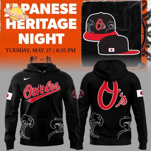 Orioles Baseball Japanese Heritage Night Hoodie