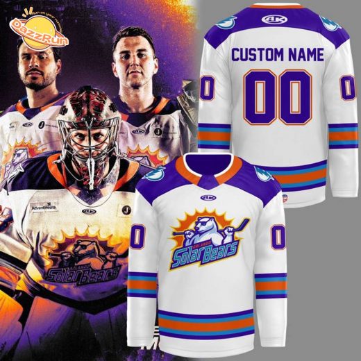 Orlando Solar Bears New Jerseys 2025 custom name number
