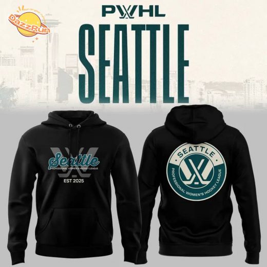 PWHL Seattle Limited Edition 2025 Black Hoodie