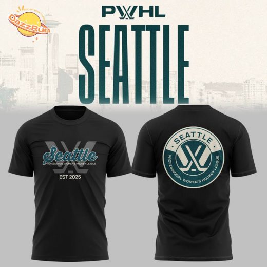 PWHL Seattle Limited Edition 2025 Black TSHIRT