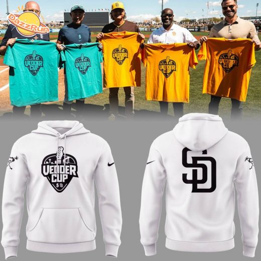 Padres Baseball Vadder Cup White Hoodie