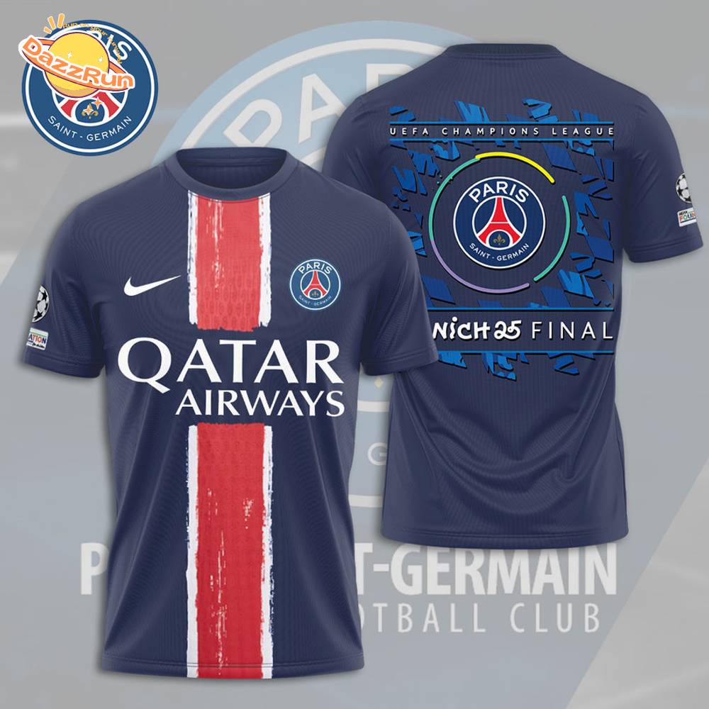 Paris Saint-Germain 3D T-Shirt Paris Saint-Germain 3D T-Shirt