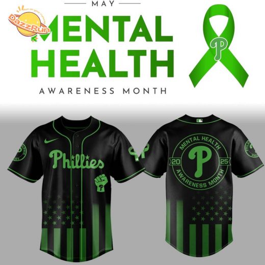 Philadelphia Phillies x Mental Health Awareness Month 2025 Jersey