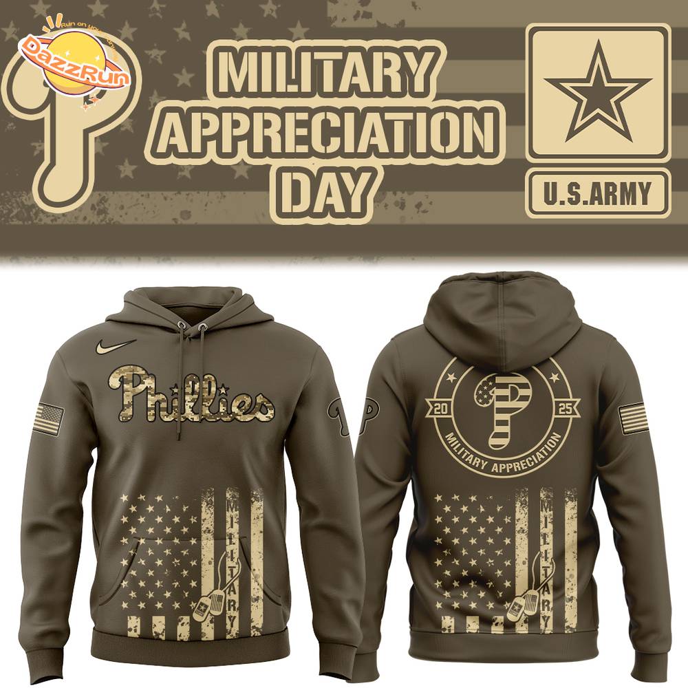 Phillies Baseball Military Appreciation Day Hoodie Phillies Baseball Military Appreciation Day Hoodie