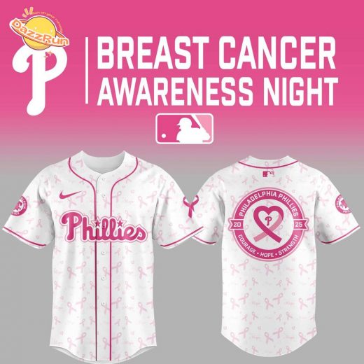 Phillies x Cancer Awareness Night 2025 Jersey