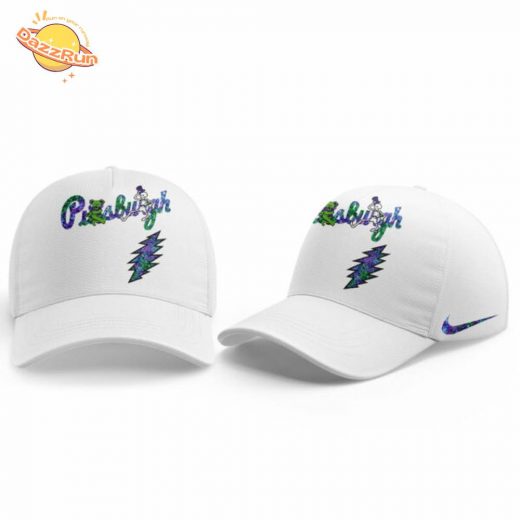 Pittsburgh Pirates Grateful Dead Night Jersey Flat Cap Set