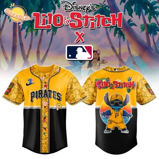 Pittsburgh Pirates MLB x Lilo & Stitch Jersey