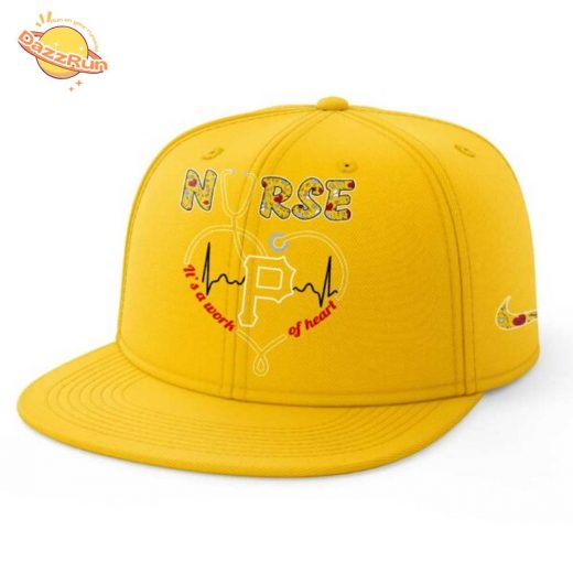 Pittsburgh Pirates Nurses Appreciation Night Yellow Jersey Flat Cap Set