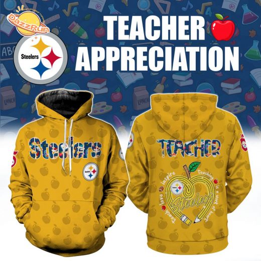 Pittsburgh Steelers TEACHER APPRECIATION-3D Unisex Hoodie