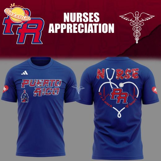Puerto Rico Baseball Nurse Appreciation TShirt