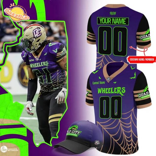 Quad City Steamwheelers Halloween Football Jersey 2025