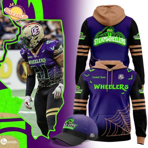 Quad City Steamwheelers Halloween Hoodie 2025