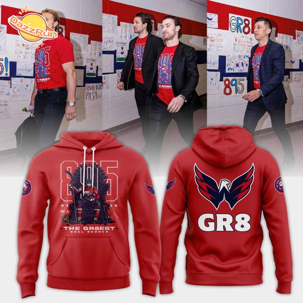 Red Washington Capitals GR8EST Hoodie Red Washington Capitals GR8EST Hoodie