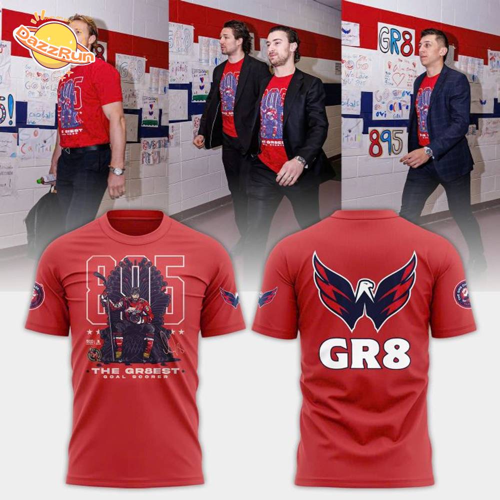 Red Washington Capitals GR8EST T-shirt Red Washington Capitals GR8EST T-shirt