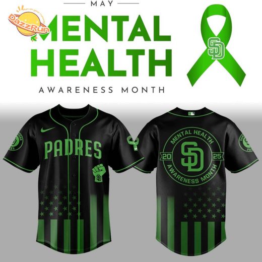 SD Padres x Mental Health Awareness Month 2025 Jersey