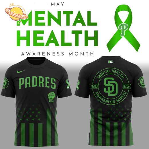 SD Padres x Mental Health Awareness Month 2025 Tshirt