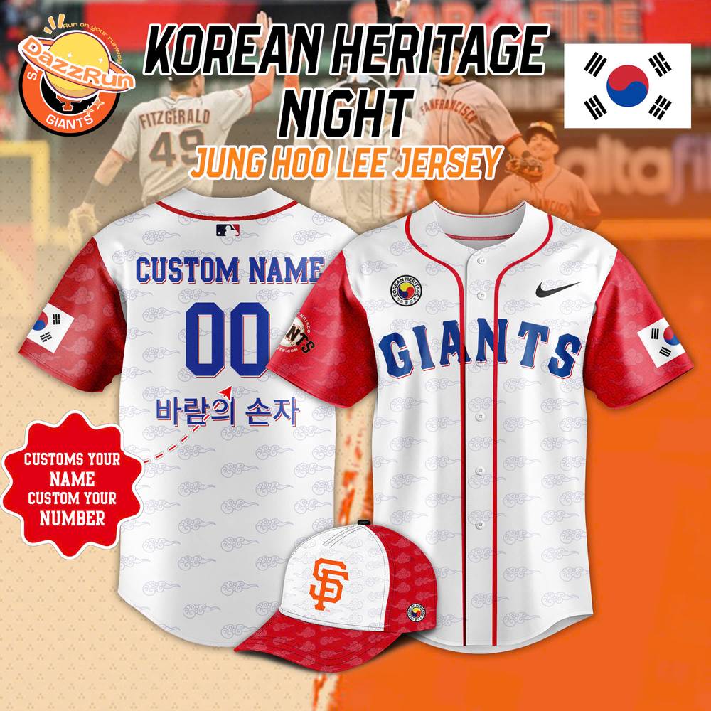 SF Giants x Korean Heritage Night at Oracle Park Jersey SF Giants x Korean Heritage Night at Oracle Park Jersey