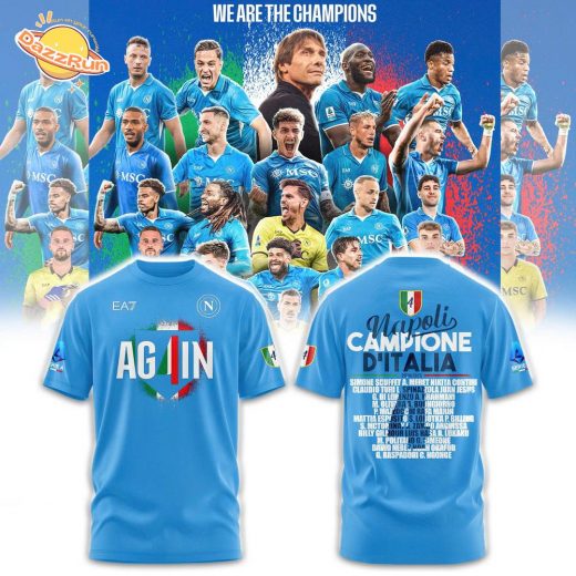 SSC Napoli Campioni d’Italia TShirt 2024/2025