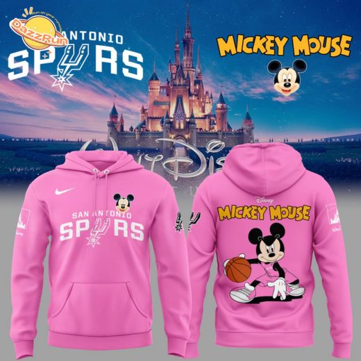 San Antonio Spurs x Mickey Mouse Hoodie Walt Disney Night