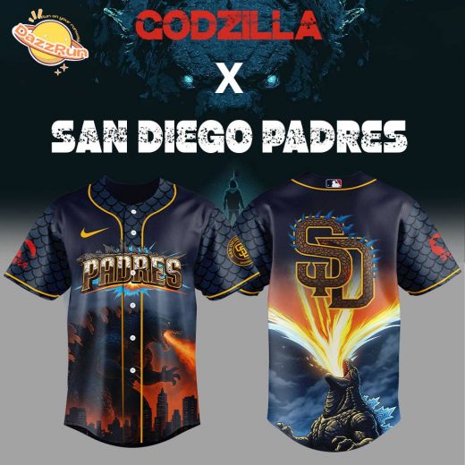 San Diego Padres Godzilla Combo Jersey
