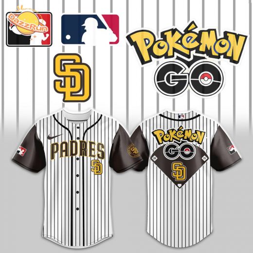San Diego Padres x Pokemon Go Night Jersey Combo