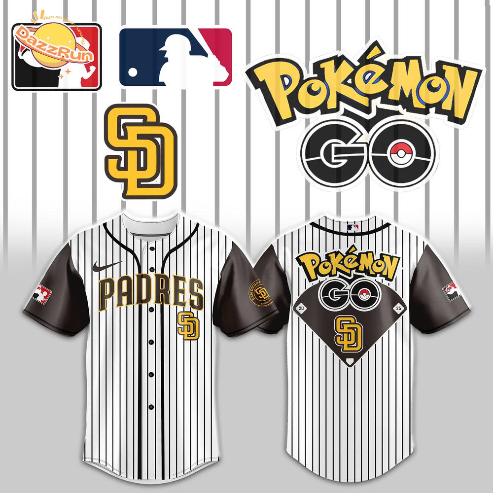 San Diego Padres x Pokemon Go Night Jersey Combo San Diego Padres x Pokemon Go Night Jersey Combo