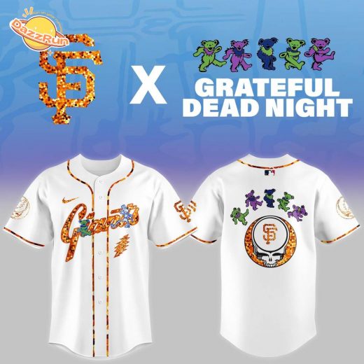 San Francisco Giants Grateful Dead Night Baseball Jersey