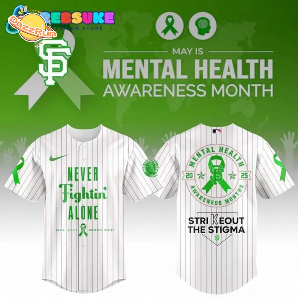 San Francisco Giants MLB x Mental Health Awareness Month Jersey 2025 San Francisco Giants MLB x Mental Health Awareness Month Jersey 2025
