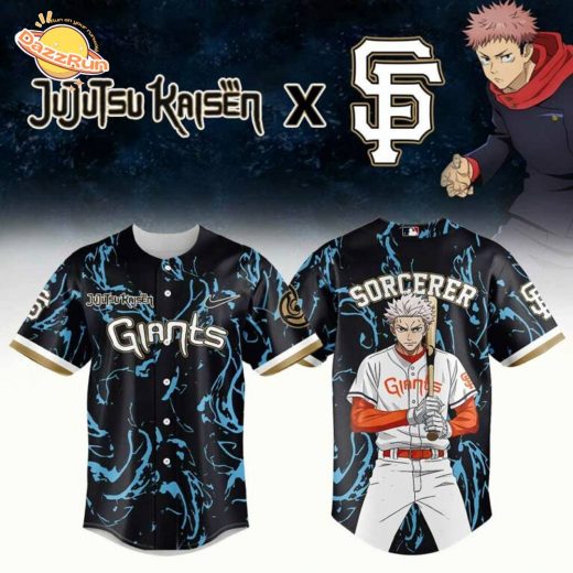 San Francisco Giants x Jujutsu Kaisen Limited Edition Jersey 2025 Combo Jersey V2