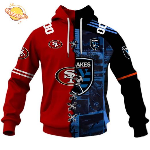 San Jose Earthquakes X San Francisco 49ers (MLS x NFL) Special Hoodie