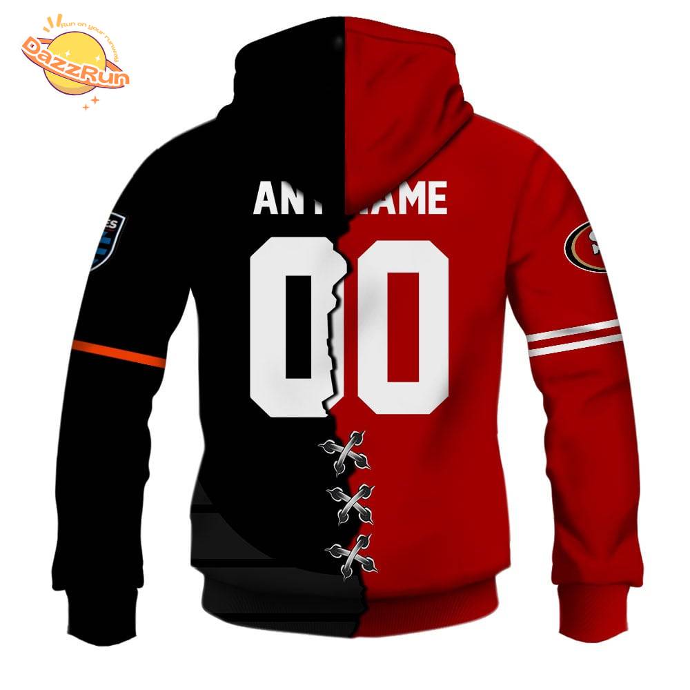 San Jose Earthquakes X San Francisco 49ers (MLS x NFL) Special Hoodie San Jose Earthquakes X San Francisco 49ers (MLS x NFL) Special Hoodie