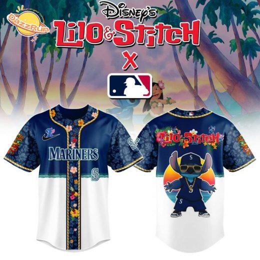 Seattle Mariners MLB x Lilo & Stitch Jersey