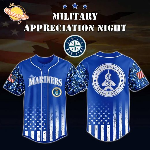 Seattle Mariners x US Air Force Appreciation Night Special Edition-3D Baseball Jersey