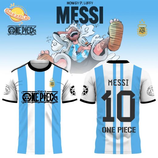 Selección Argentina Messi x One Piece Tshirt