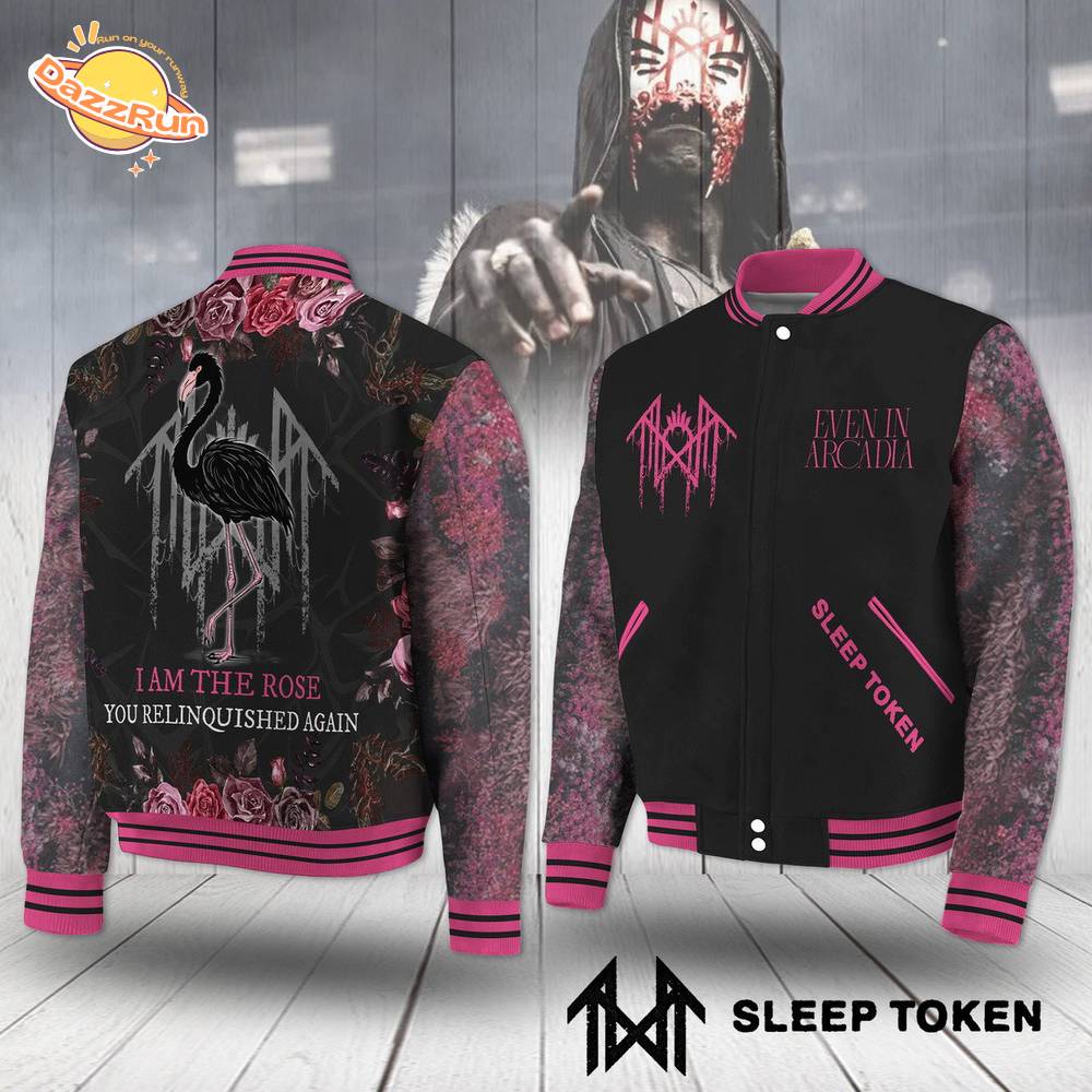 Sleep Token Even In Arcadia Baseball Jacket Sleep Token Even In Arcadia Baseball Jacket