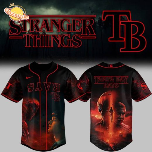 Special 2025 Stranger Things Tampa Bay Rays Baseball Jersey