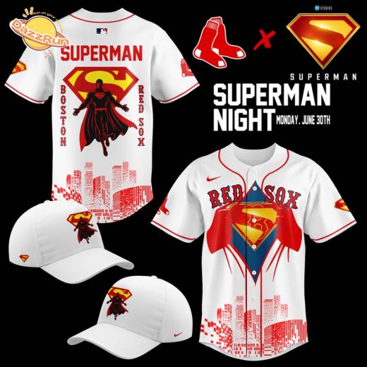 Special New Boston Red Sox x Superman Night Jersey 2025