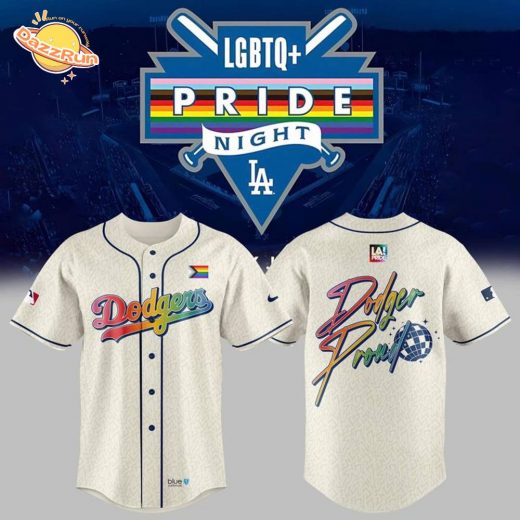 Special New Pride LA Dodgers Logo Jersey