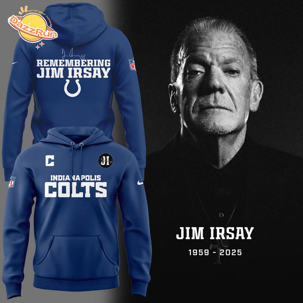 Special New “The Boss” Jim Irsay Patch Uniform Hoodie Special New “The Boss” Jim Irsay Patch Uniform Hoodie