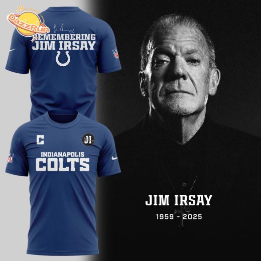 Special New “The Boss” Jim Irsay Patch Uniform Tshirt