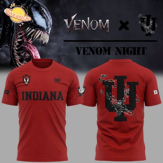 Special New “Venom” x Indiana Hoosiers Tshirt – Limited Edition