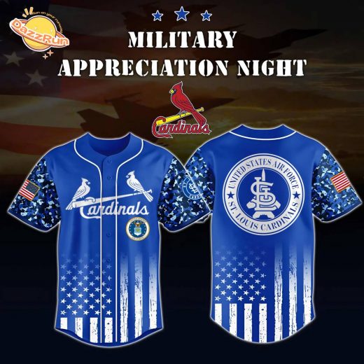 St. Louis Cardinals x US Air Force Appreciation Night Special Edition-3D Baseball Jersey
