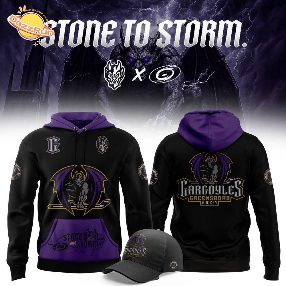 "Stone to Storm" New 2025 Special Hoodie in Black "Stone to Storm" New 2025 Special Hoodie in Black