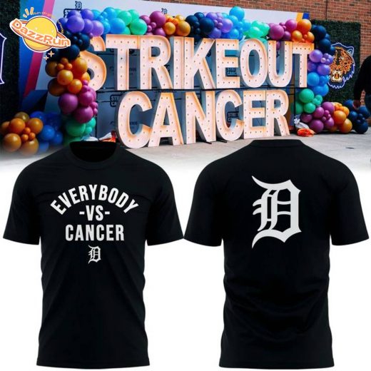 Strike Out Cancer Black T-shirt