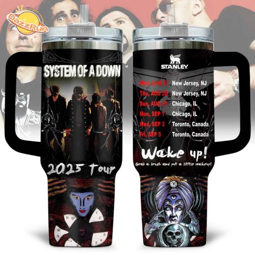 System Of A Down 2025 Tour Stanley Tumbler