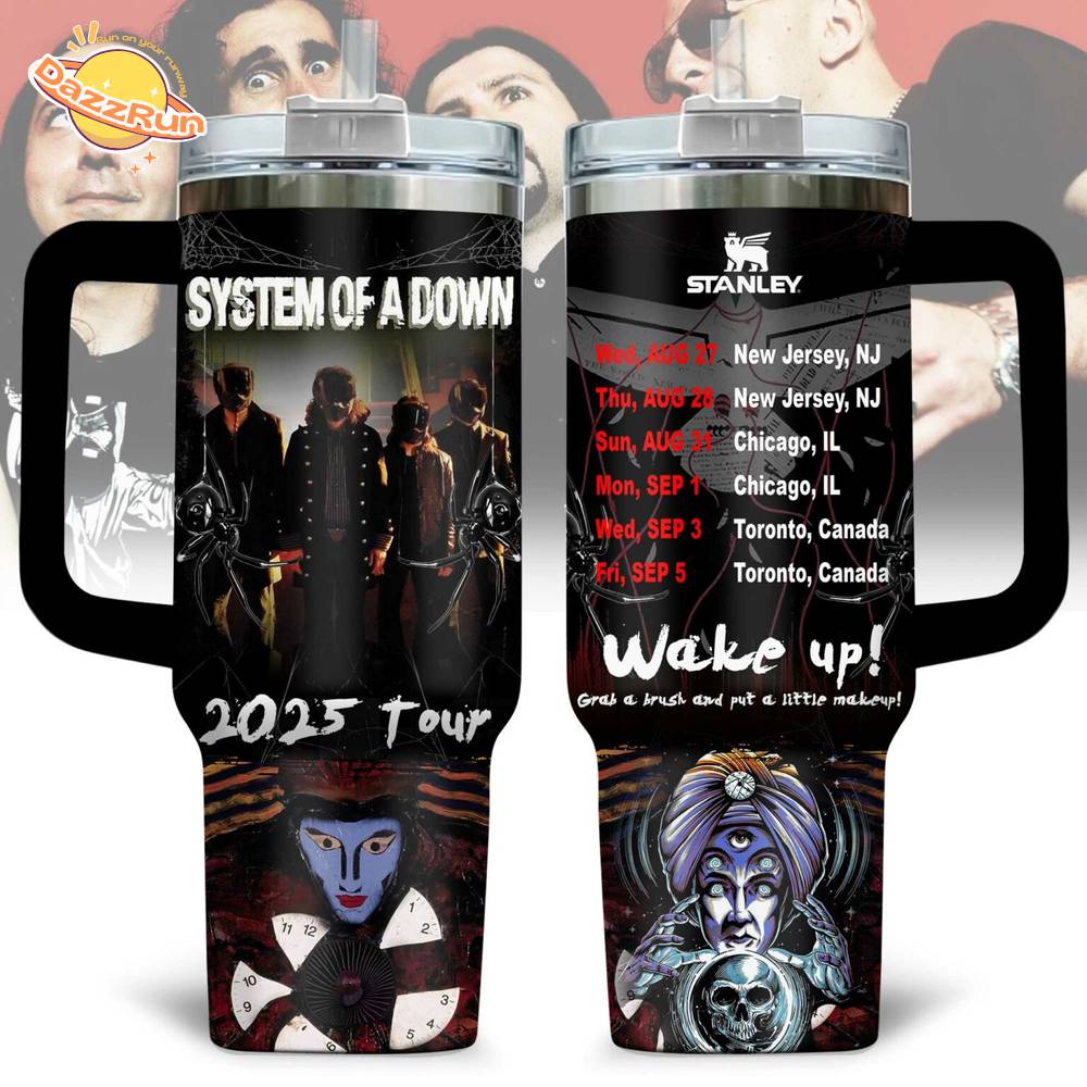 System Of A Down 2025 Tour Stanley Tumbler System Of A Down 2025 Tour Stanley Tumbler