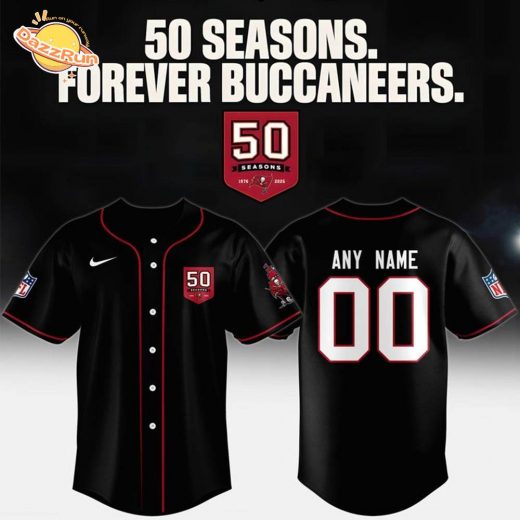 Tampa Bay Buccaneers Celebrate the legacy of 50 Seasons Baseball Jersey 2025 Custom