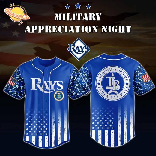 Tampa Bay Rays x US Air Force Appreciation Night Special Edition-3D Baseball Jersey