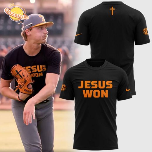 Tennessee Baseball JESUS WON TShirt 2025