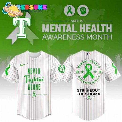 Texas Rangers MLB x Mental Health Awareness Month Jersey 2025